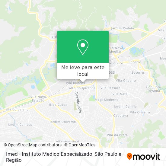 Imed - Instituto Medico Especializado mapa