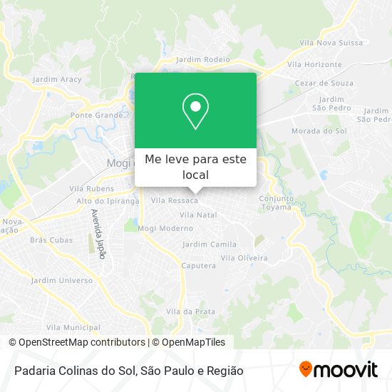 Padaria Colinas do Sol mapa