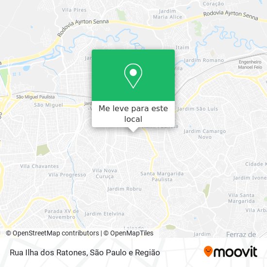 Rua Ilha dos Ratones mapa