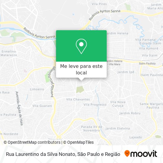 Rua Laurentino da Silva Nonato mapa