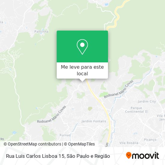 Rua Luís Carlos Lisboa 15 mapa