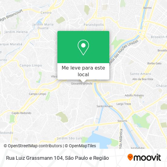 Rua Luiz Grassmann 104 mapa