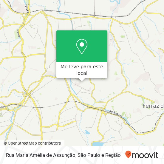 Rua Maria Amélia de Assunção mapa