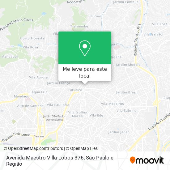Avenida Maestro Villa-Lobos 376 mapa