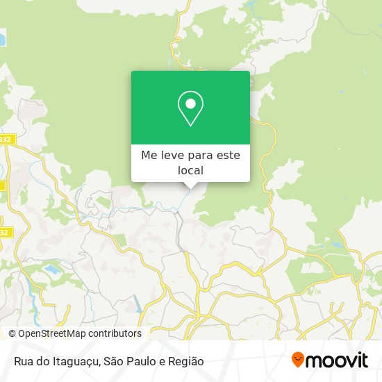 Rua do Itaguaçu mapa