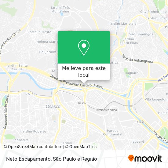 Neto Escapamento mapa