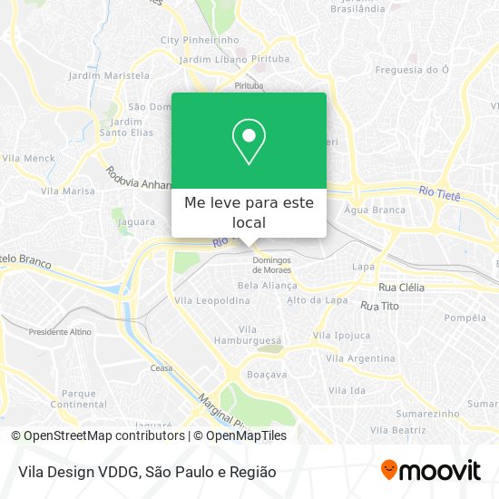 Vila Design VDDG mapa