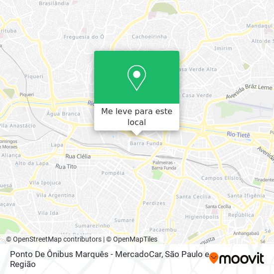 Ponto De Ônibus Marquês - MercadoCar mapa
