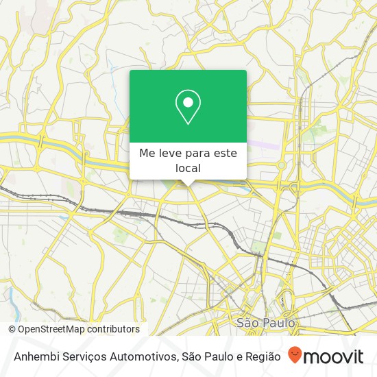 Anhembi Serviços Automotivos mapa