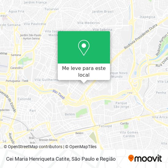 Cei Maria Henriqueta Catite mapa