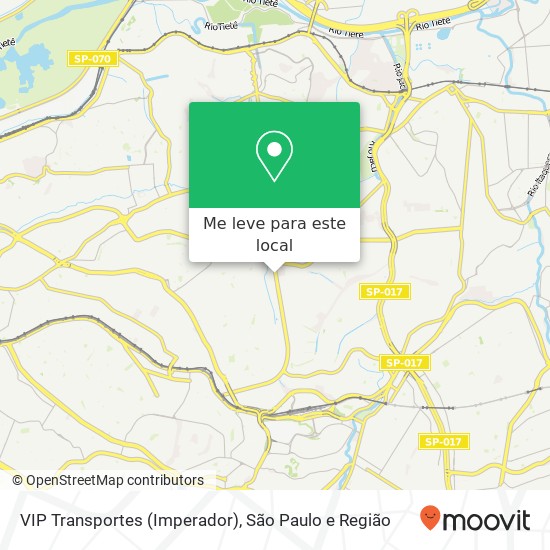 VIP Transportes (Imperador) mapa