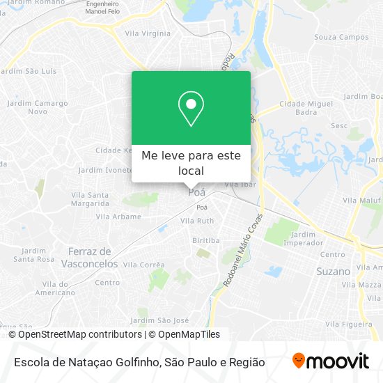 Escola de Nataçao Golfinho mapa