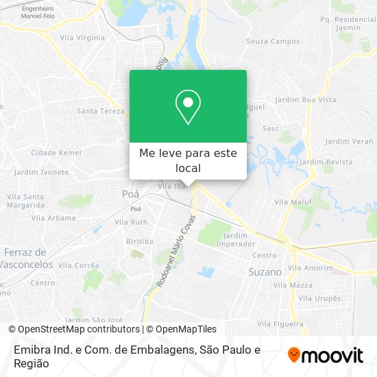 Emibra Ind. e Com. de Embalagens mapa