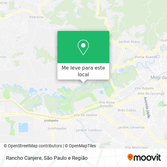 Rancho Canjere mapa