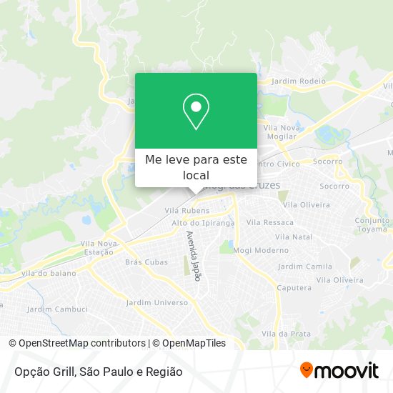 Opção Grill mapa