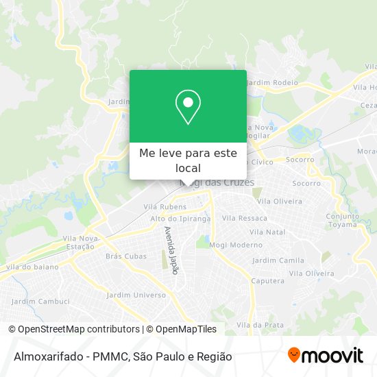 Almoxarifado - PMMC mapa