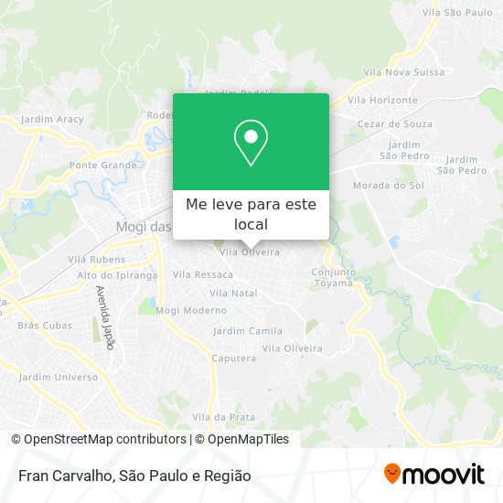 Fran Carvalho mapa