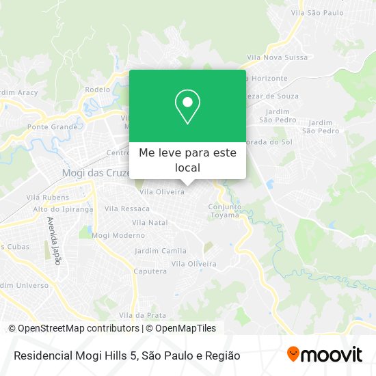 Residencial Mogi Hills 5 mapa