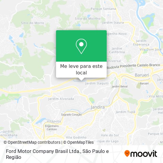Ford Motor Company Brasil Ltda. mapa