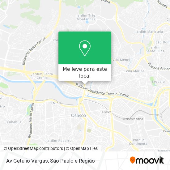 Av Getulio Vargas mapa