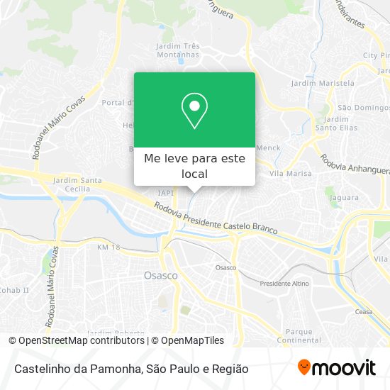 Castelinho da Pamonha mapa