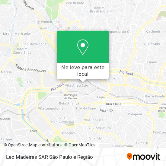 Leo Madeiras SAP mapa