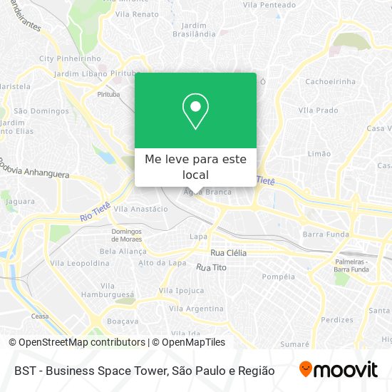 BST - Business Space Tower mapa