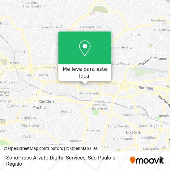 SonoPress Arvato Digital Services mapa