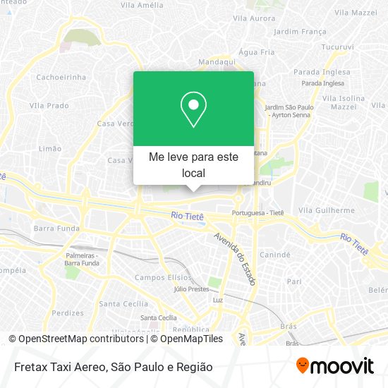 Fretax Taxi Aereo mapa