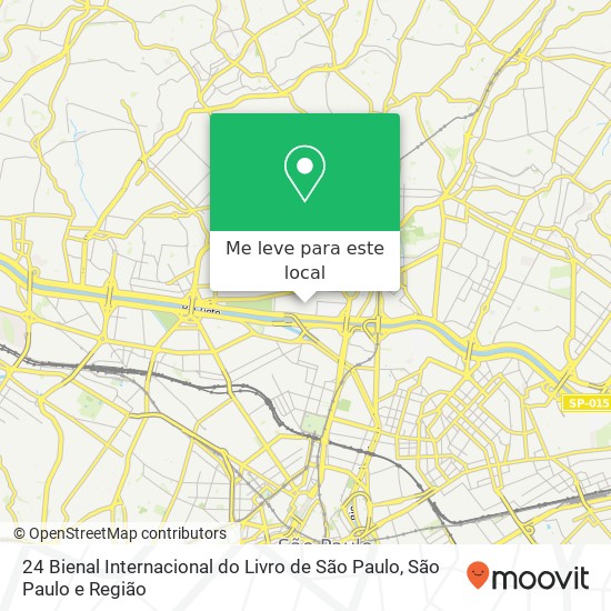 24 Bienal Internacional do Livro de São Paulo mapa