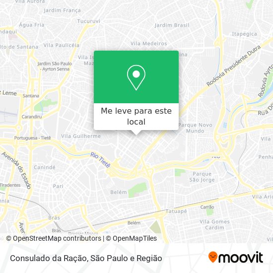 Consulado da Ração mapa