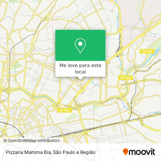 Pizzaria Mamma Bia mapa