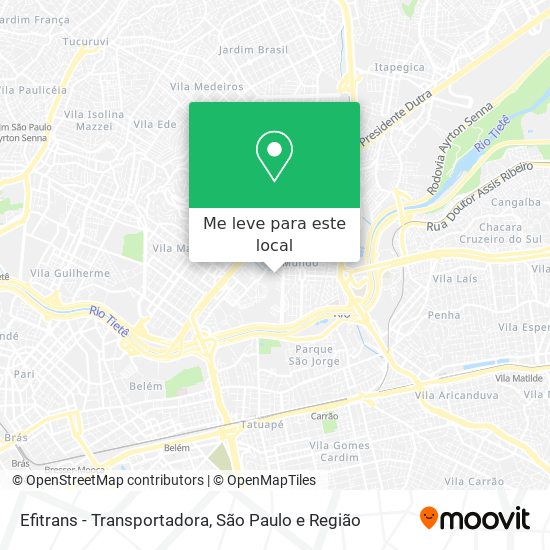 Efitrans - Transportadora mapa