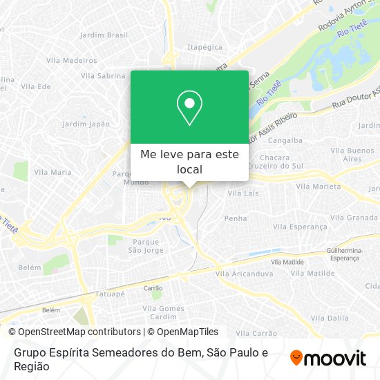 Grupo Espírita Semeadores do Bem mapa