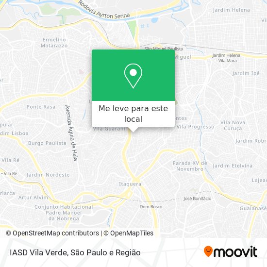 IASD Vila Verde mapa