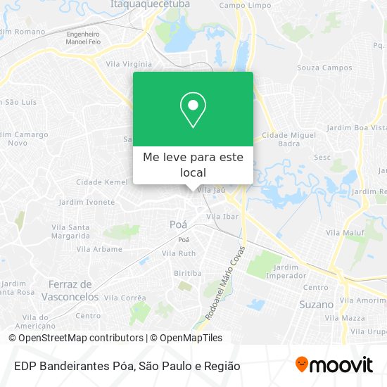 EDP Bandeirantes Póa mapa