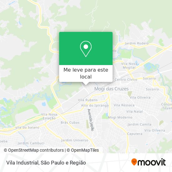 Vila Industrial mapa