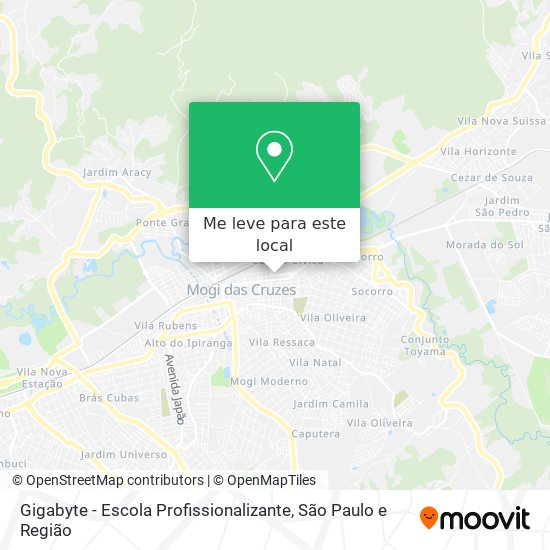 Gigabyte - Escola Profissionalizante mapa