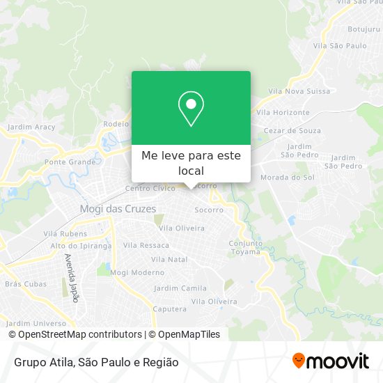 Grupo Atila mapa