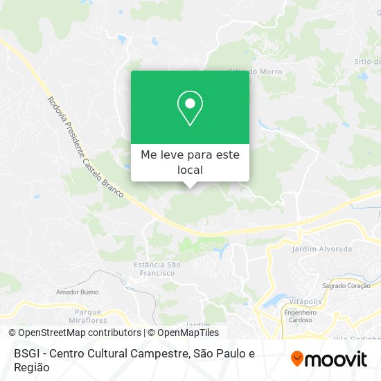 BSGI - Centro Cultural Campestre mapa