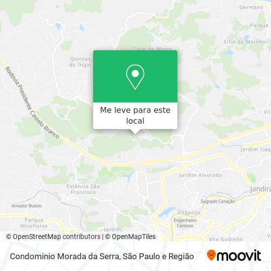 Condominio Morada da Serra mapa