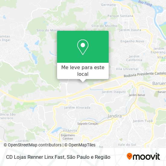 CD Lojas Renner Linx Fast mapa