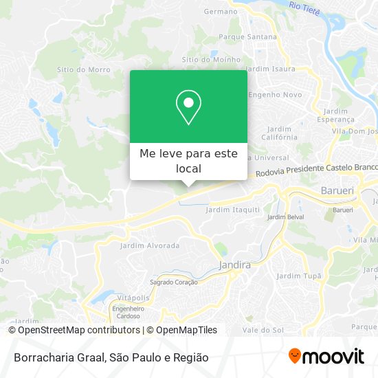 Borracharia Graal mapa