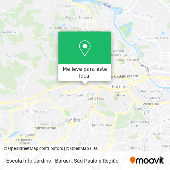 Escola Info Jardins - Barueri mapa