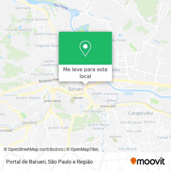 Portal de Barueri mapa