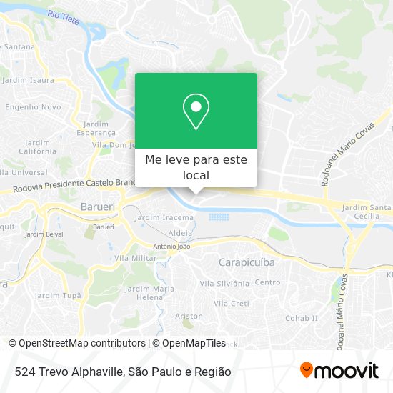 524 Trevo Alphaville mapa
