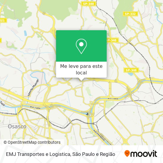 EMJ Transportes e Logistica mapa