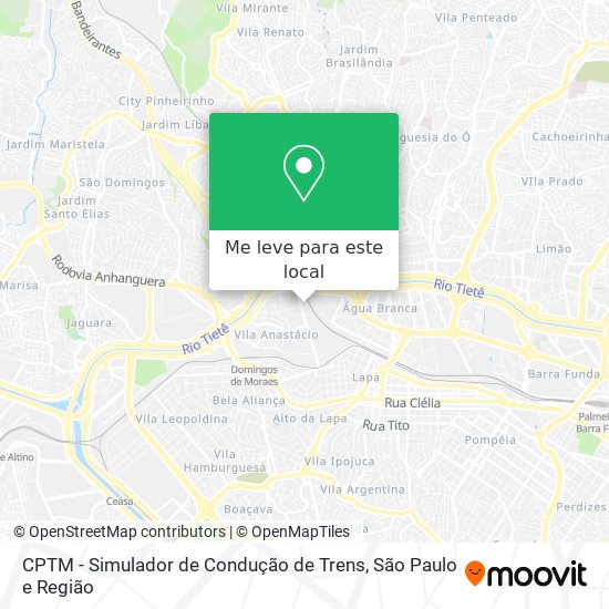 CPTM - Simulador de Condução de Trens mapa