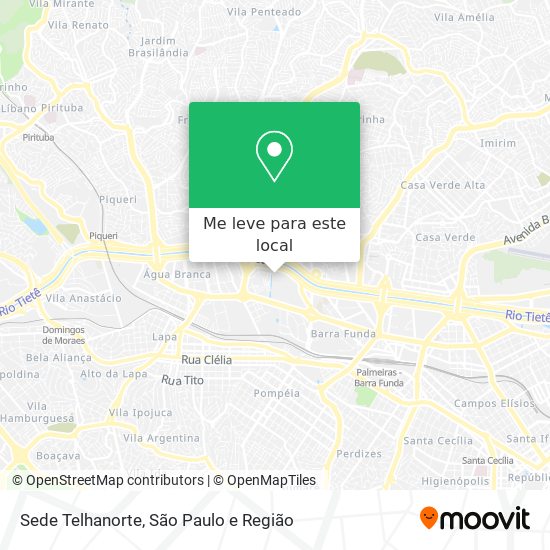 Sede Telhanorte mapa