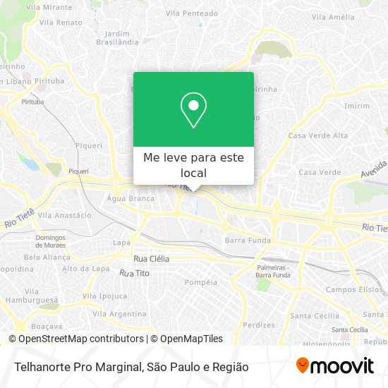 Telhanorte Pro Marginal mapa